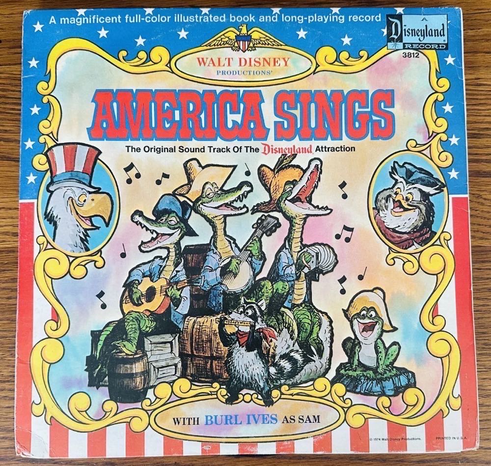 America Sings Attraction Soundtrack Vinyl Record 1974