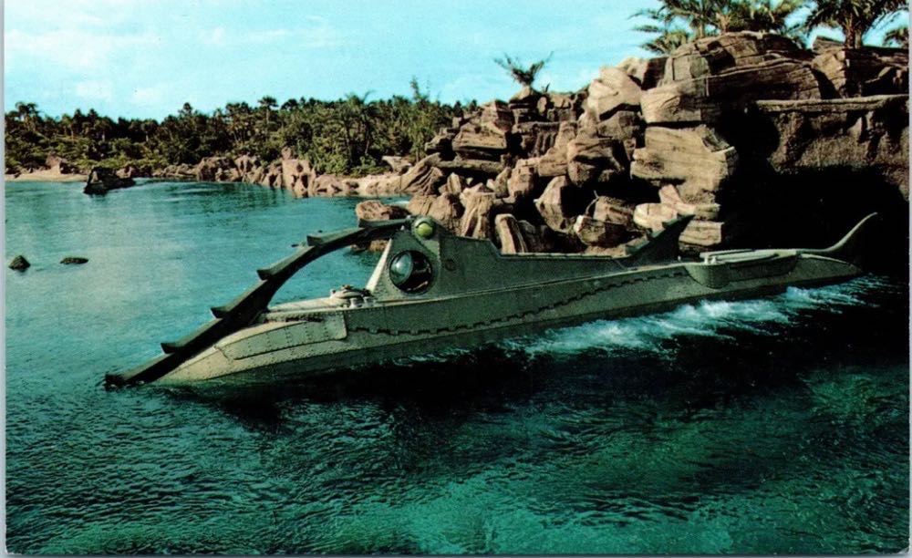 20,000 Leagues Under The Sea 1970’s Ride Postcard