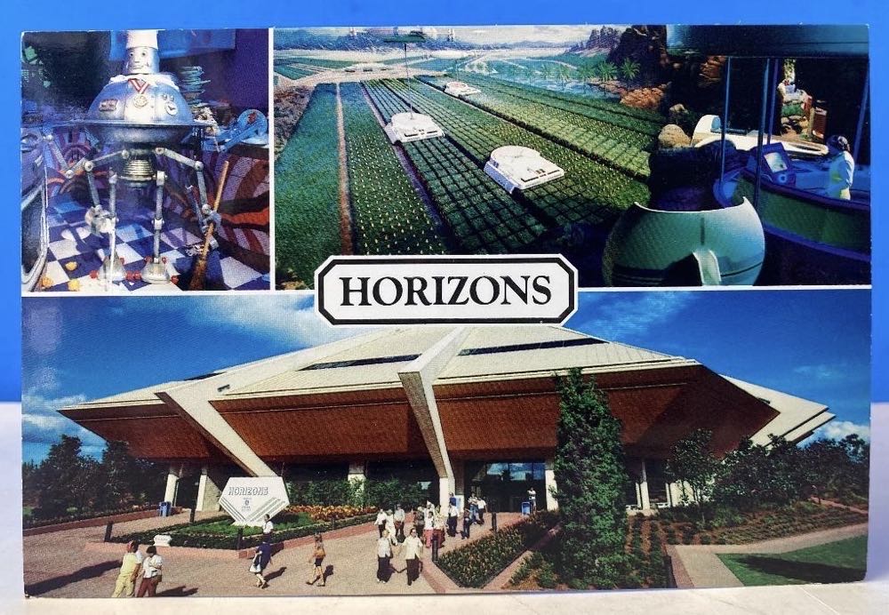 Horizons EPCOT Center 1982 Postcard
