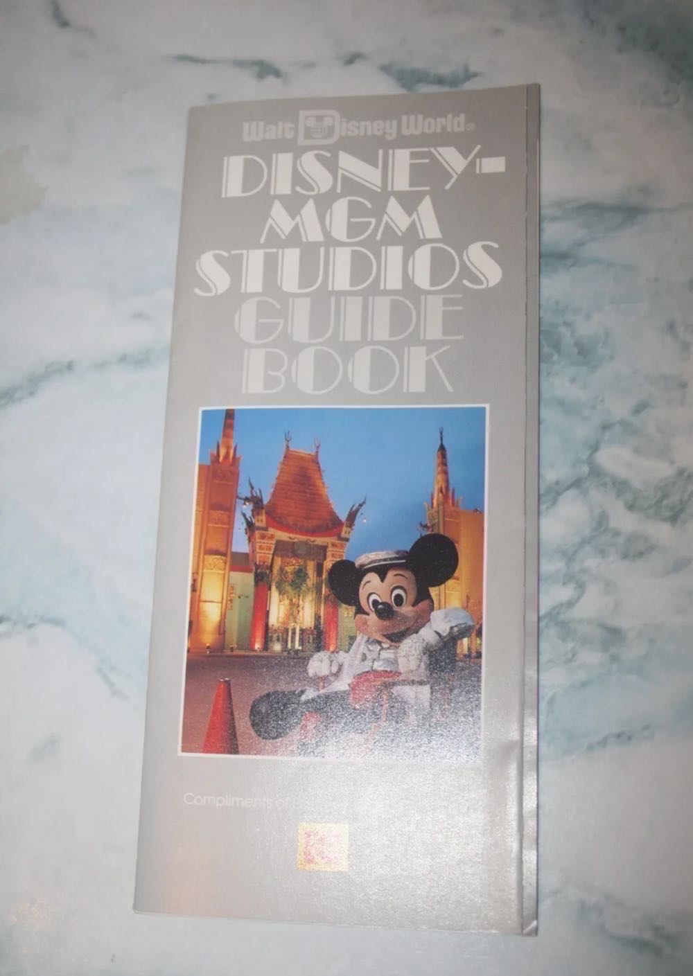 MGM Studios Guide Map, 1989