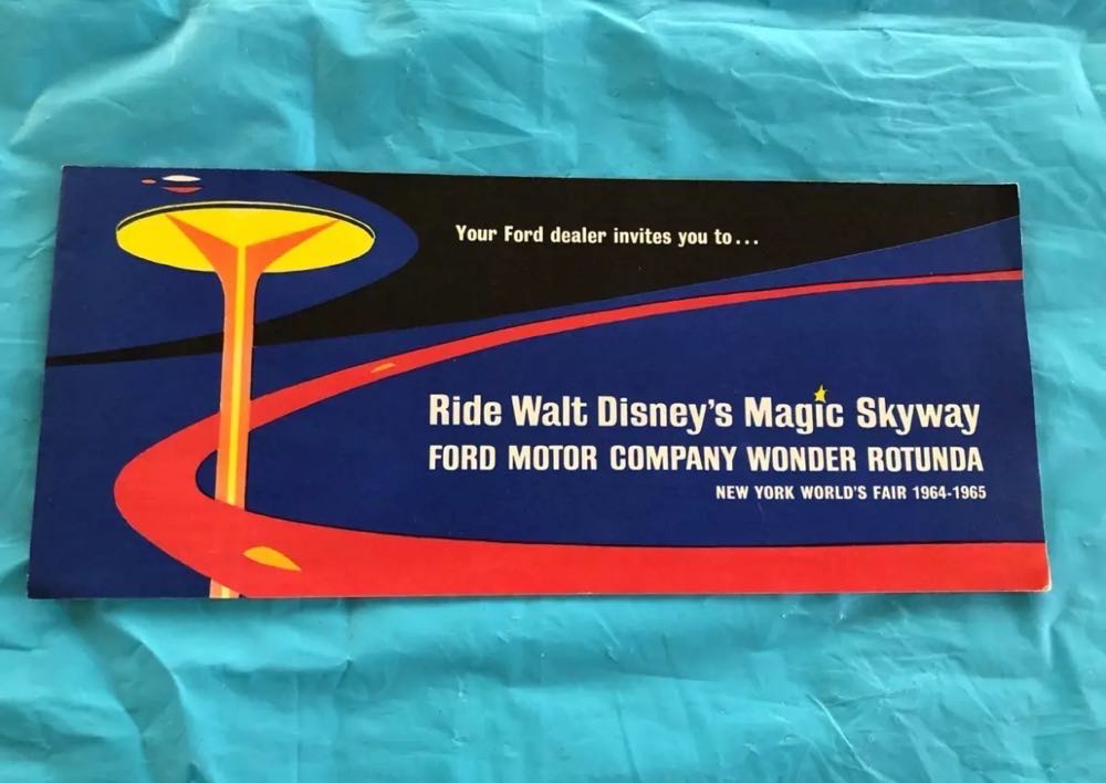 1964 New York World’s Fair Ford Magic Skyway Brochure