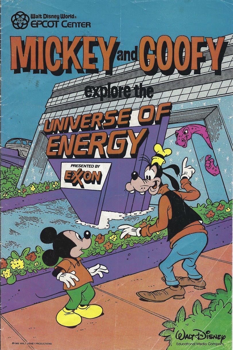 Mickey And Goofy Explore The Universe Of Energy Comic (1985)