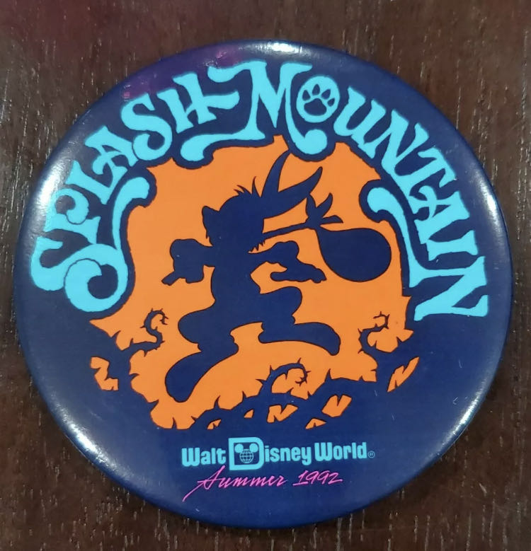 Splash Mountain Cast Button (1992)