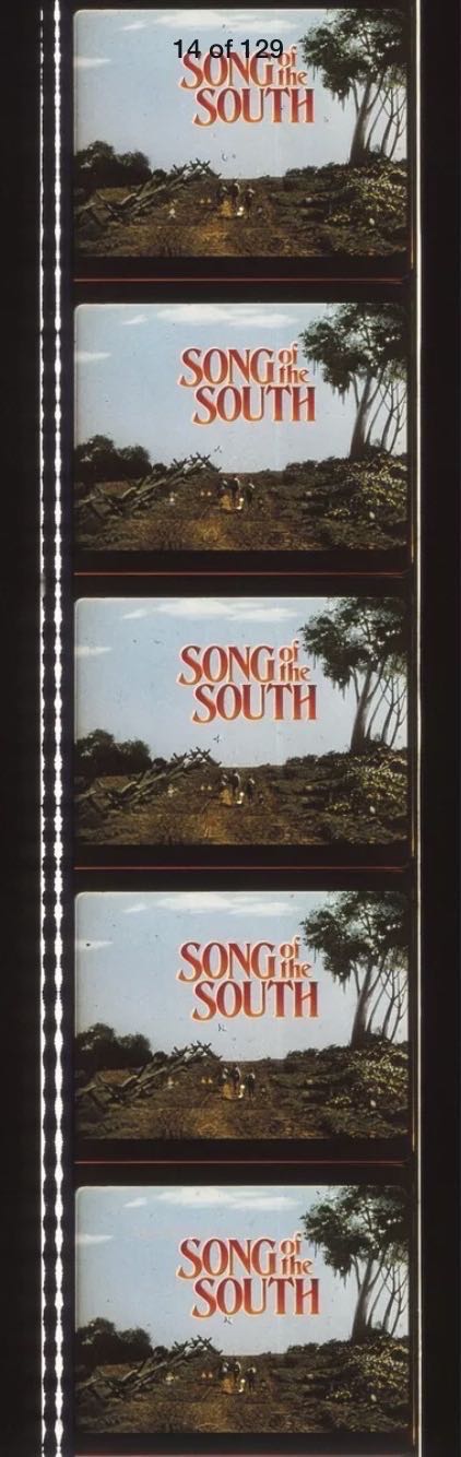 Song of the South 35mm Film Strip (Title)
