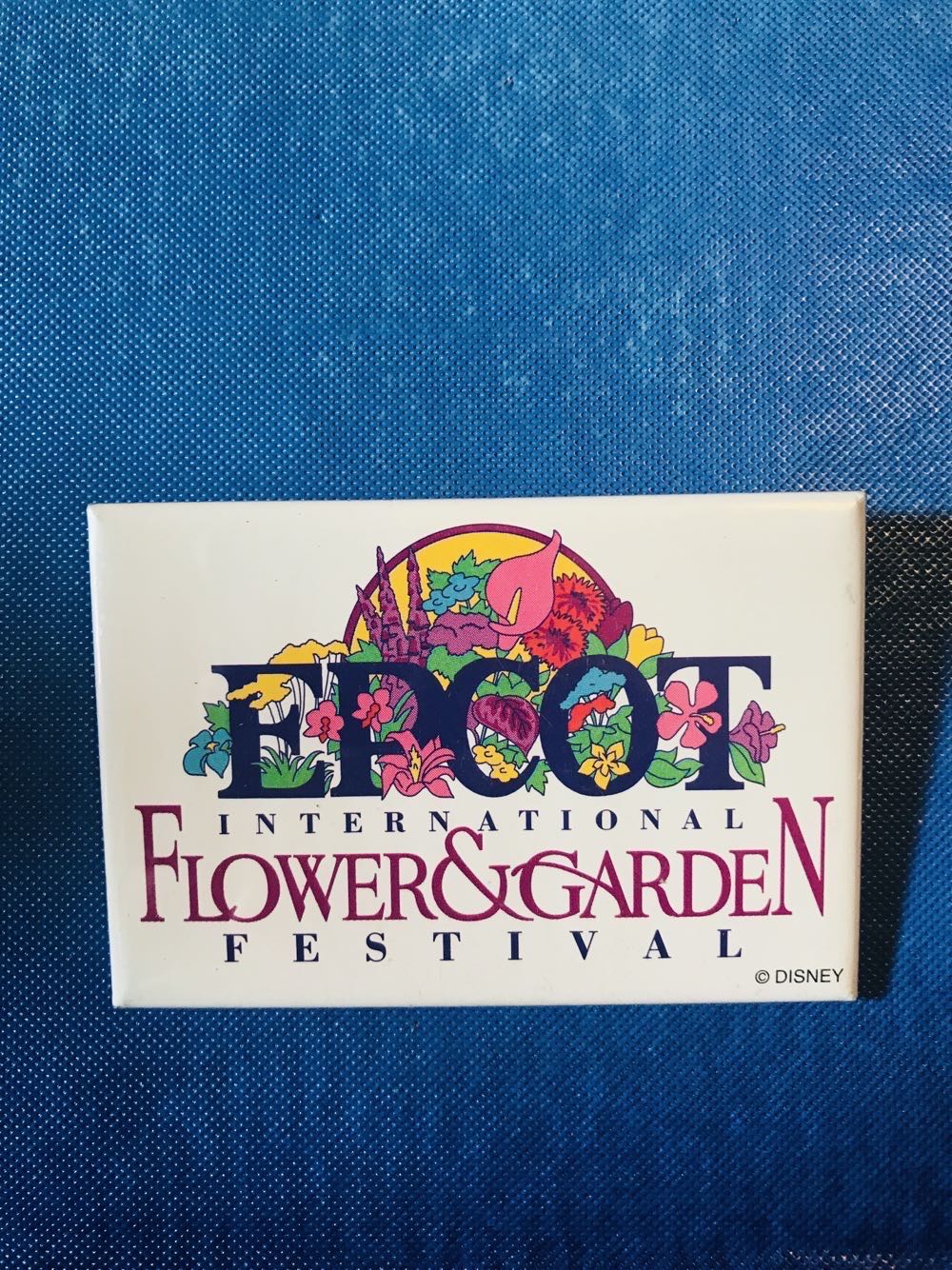 EPCOT Flower And Garden Festival Button Rectangle