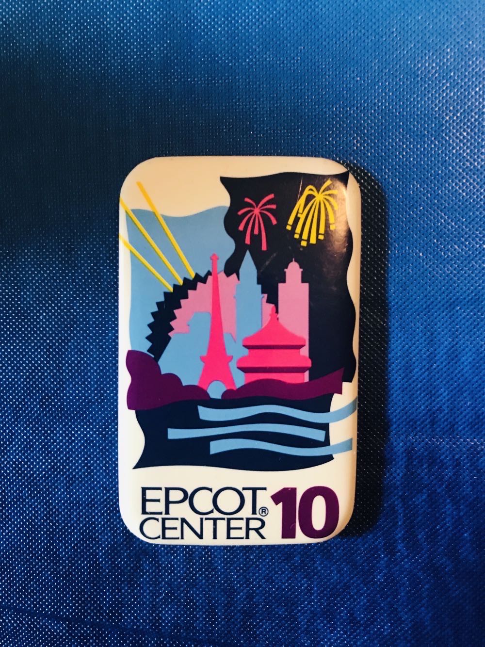 EPCOT Center 10th Anniversary Button