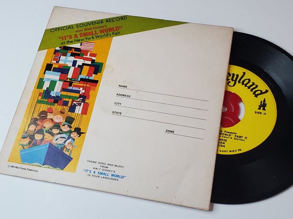 It’s A Small World 1964 New York World’s Fair Vinyl Record