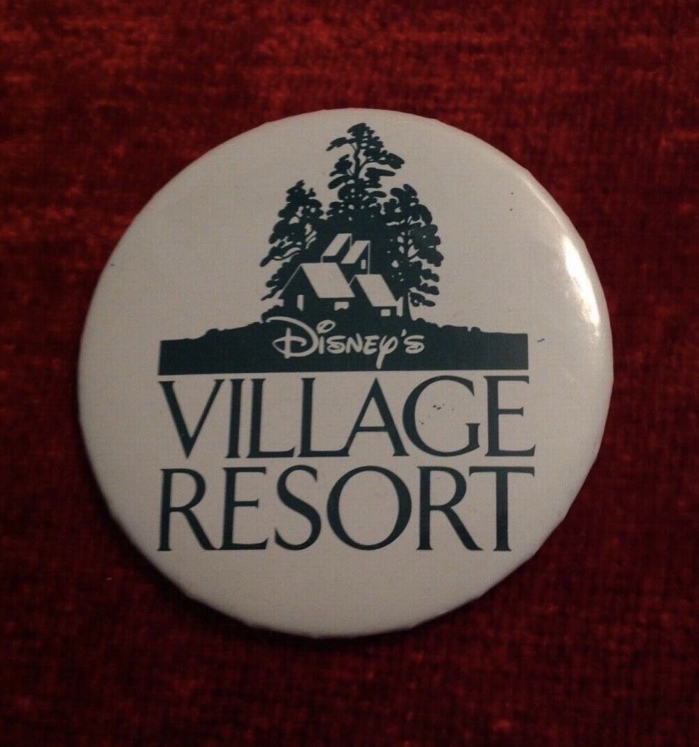 Disney Village Resort Button (Vintage)