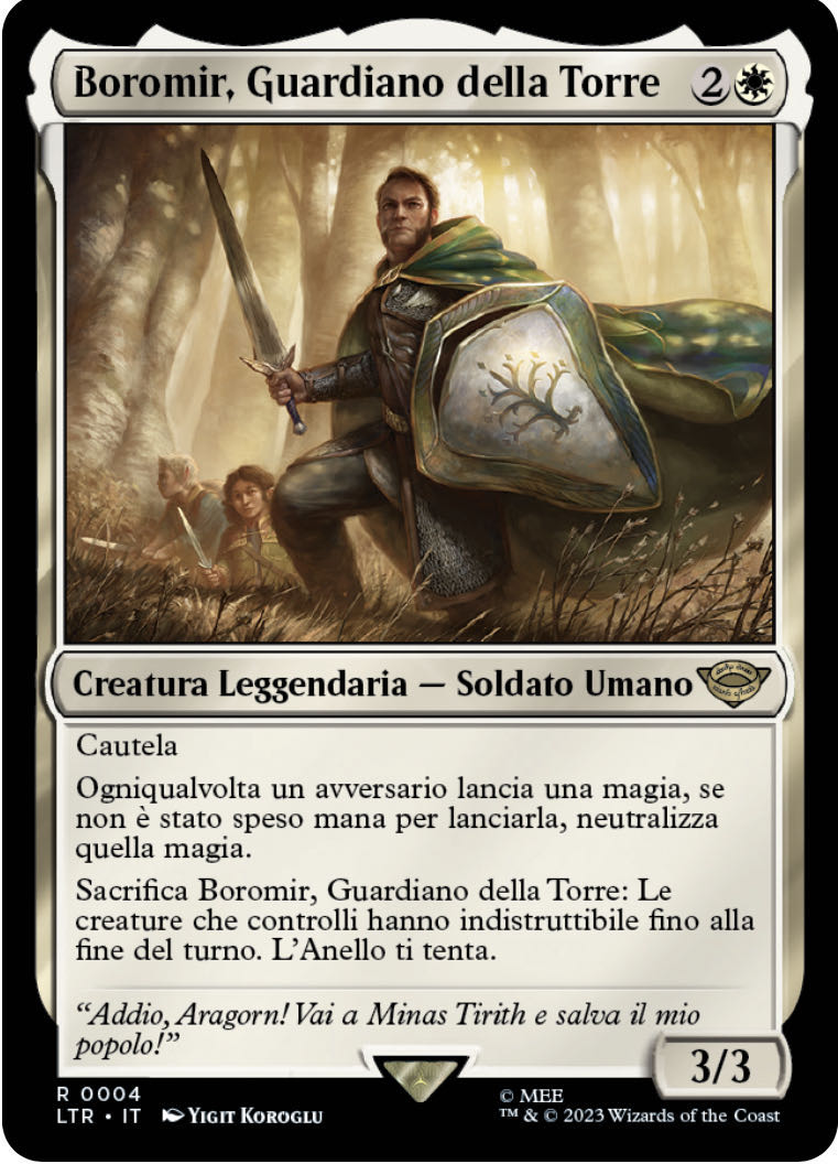 Boromir, Guardiano Della Torre