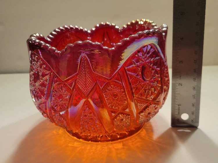 Octagon Scalloped Edge Bowl