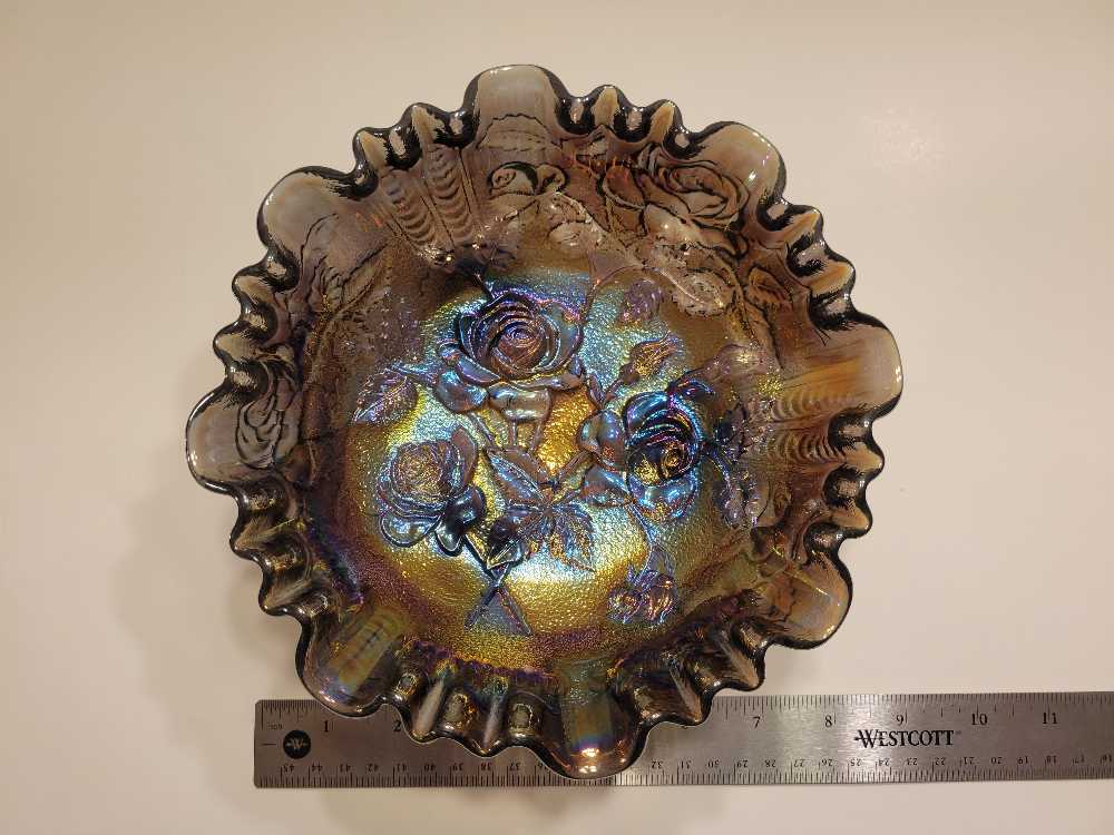 Lustre Rose Footed Bowl