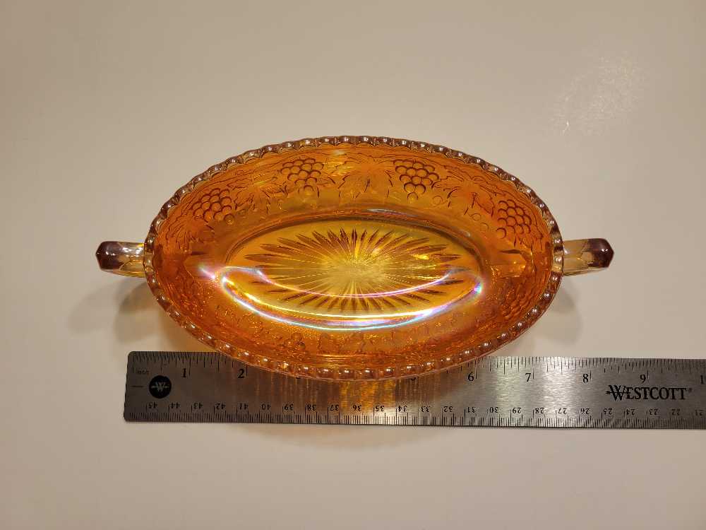 Grape And Cable 2 Handled Candy Dish