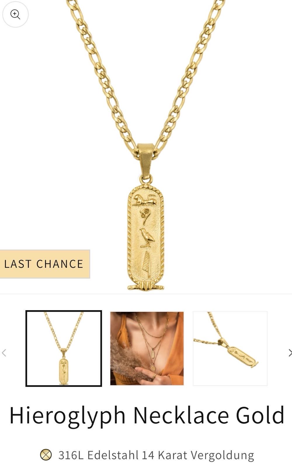 Lumaya Hieroglyph Kette