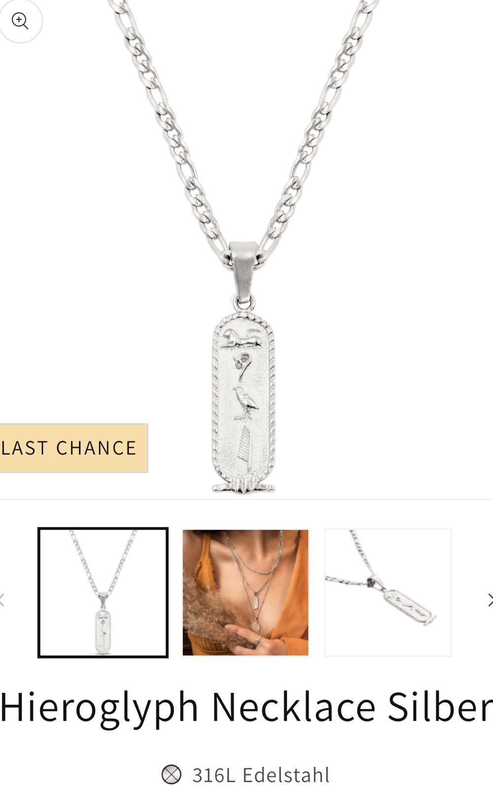 Lumaya Hieroglyph Kette