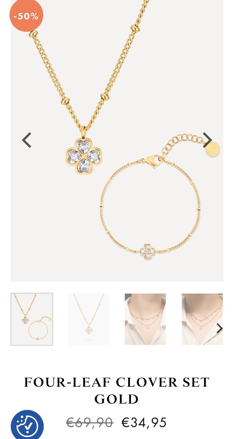 Four-Leave Clover Kette