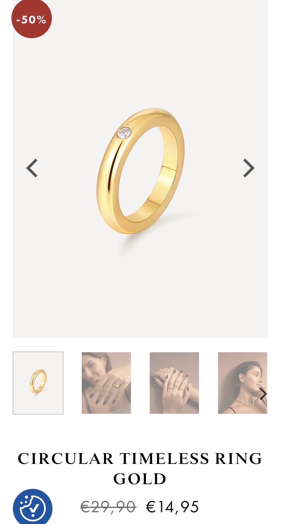 Circular Timeless Ring