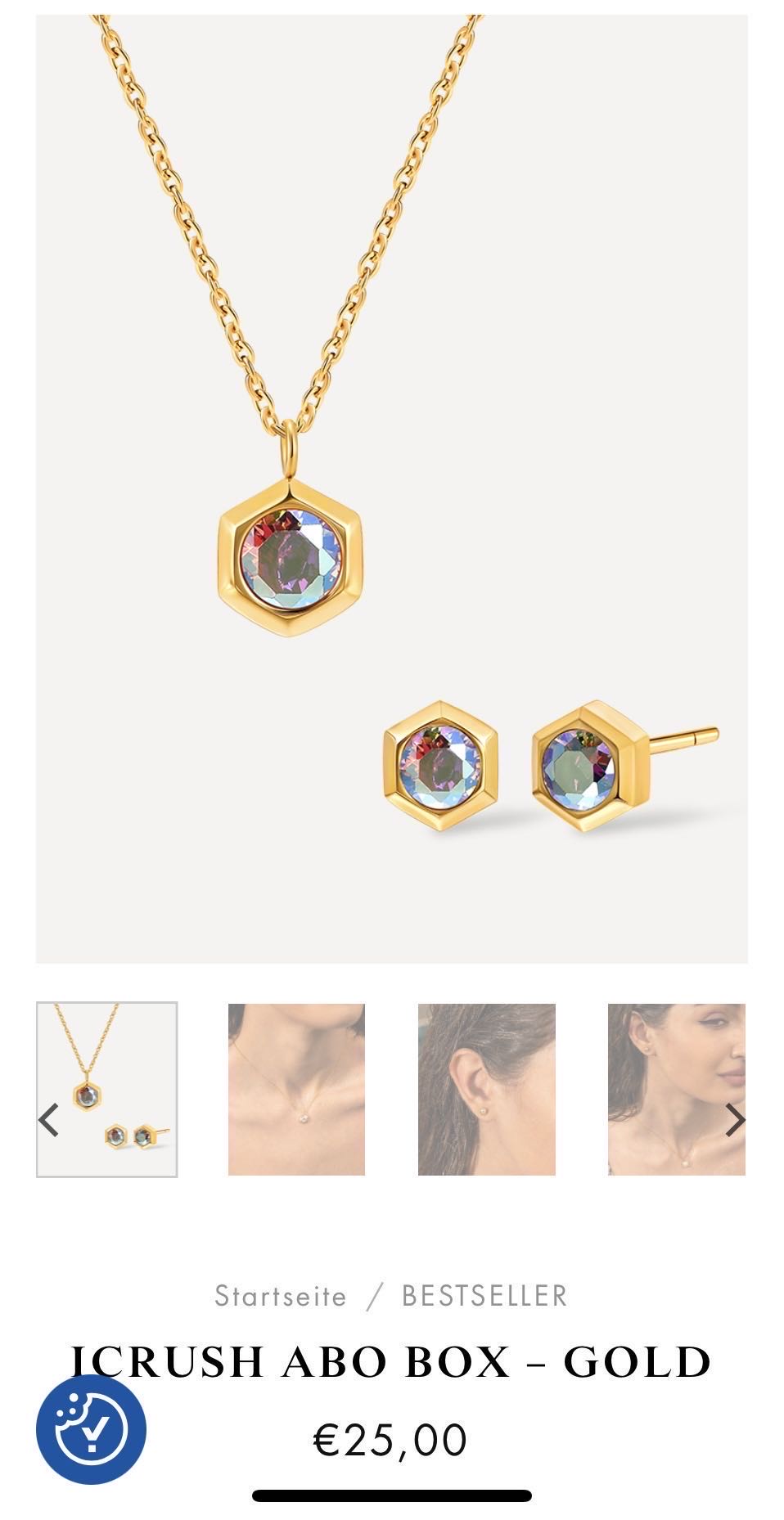 Abo 24/04 Brilliant Polar Star Ohrringe