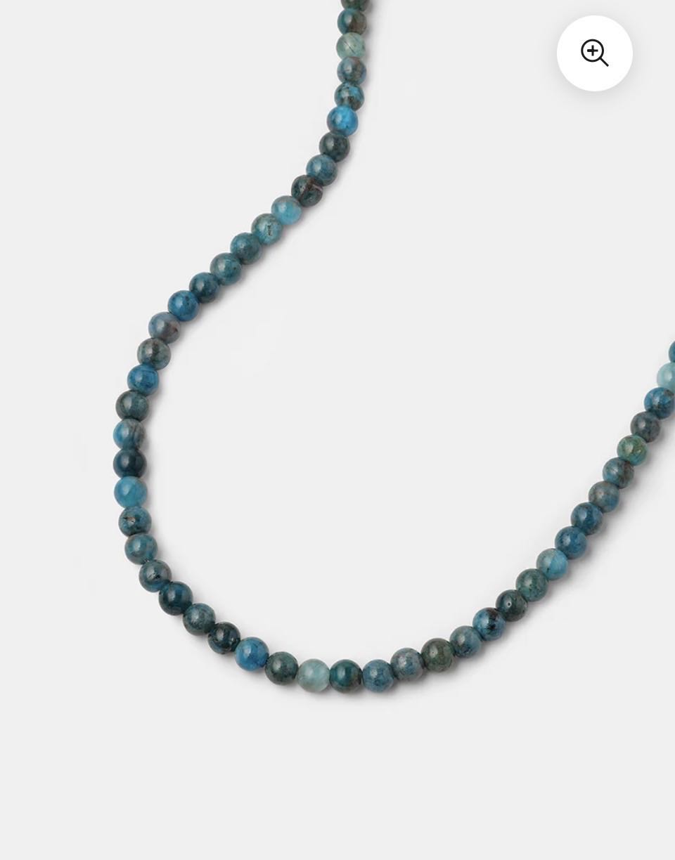 Blau-Apatit Stein-Kette