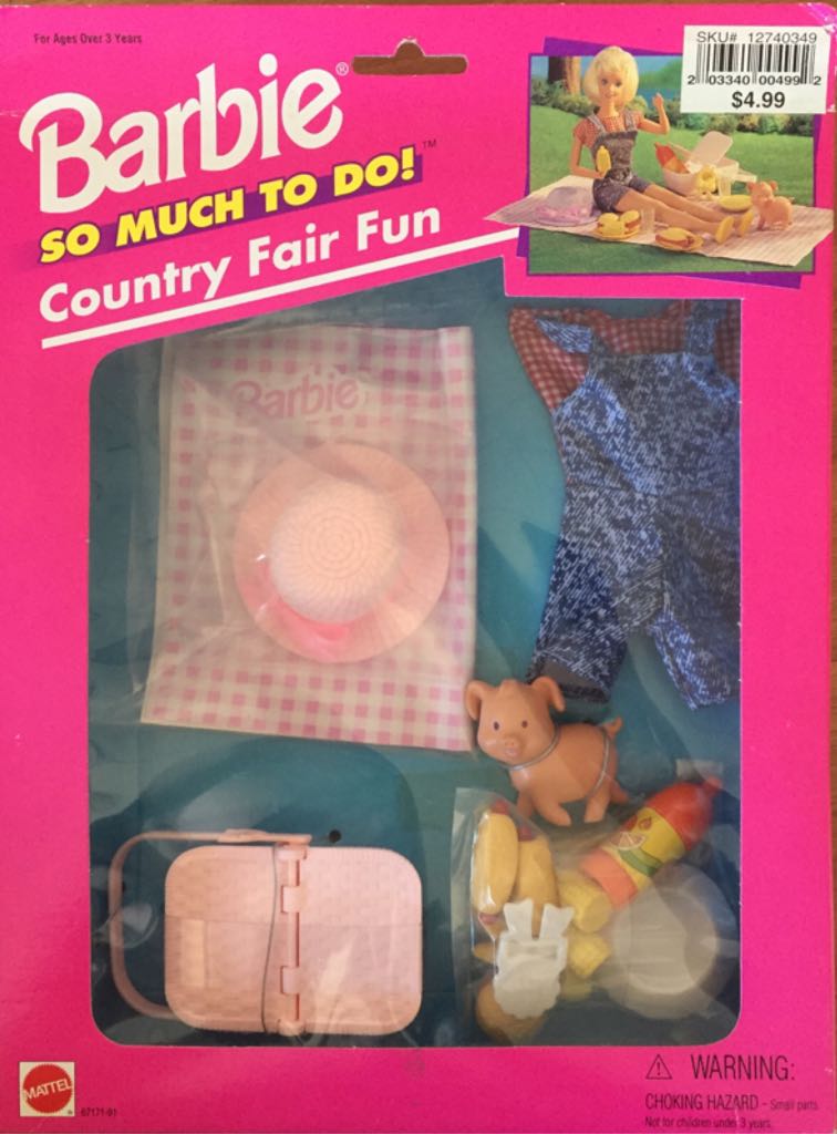 Barbie So Much To Do Country Fair Fun - Barbie Accessories doll collectible [Barcode 026676671719] - Main Image 1