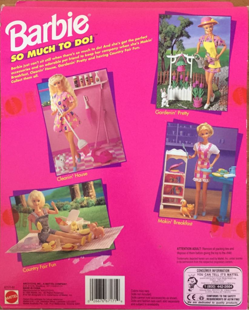 Barbie So Much To Do Country Fair Fun - Barbie Accessories doll collectible [Barcode 026676671719] - Main Image 2