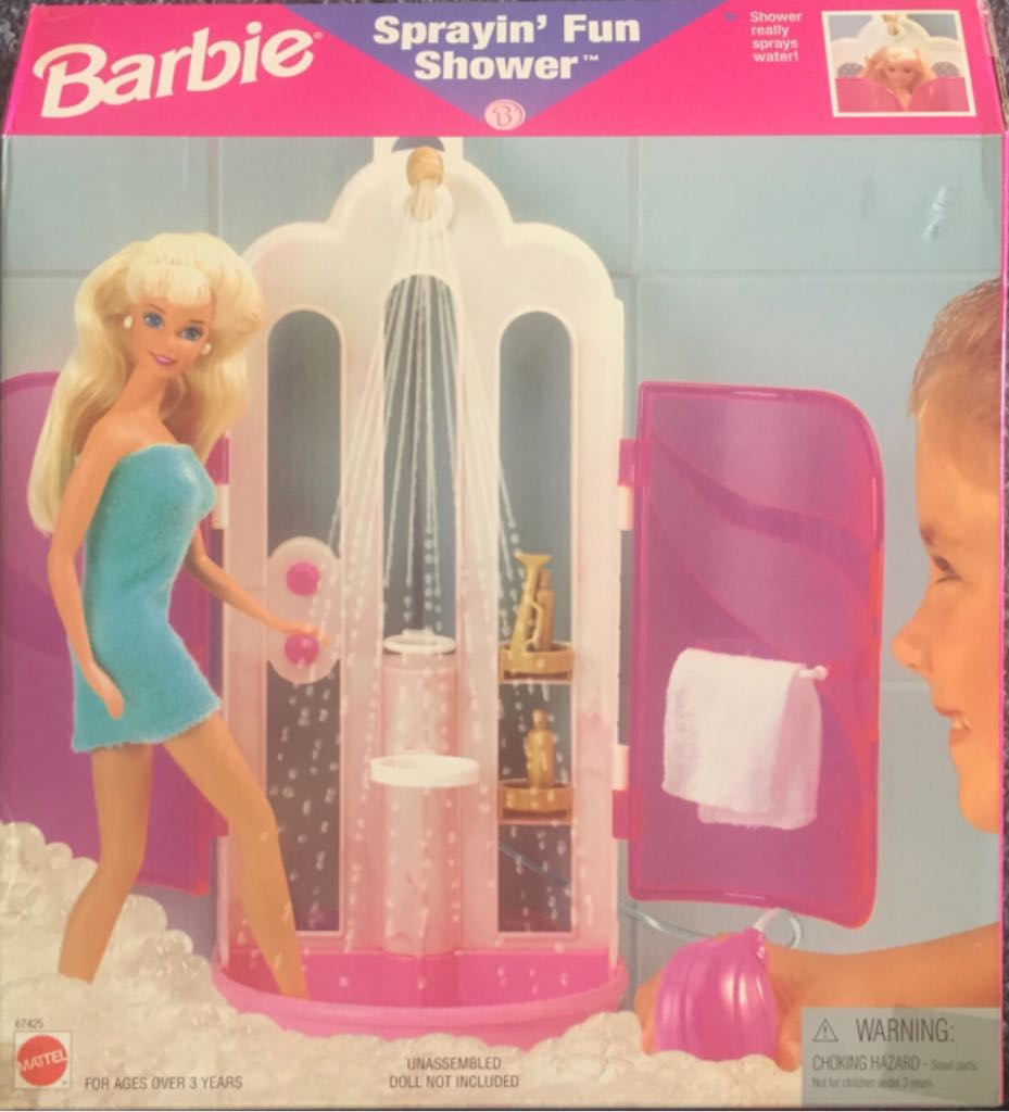 Sprayin’ Shower Fun - Play Set doll collectible [Barcode 026676674253] - Main Image 1
