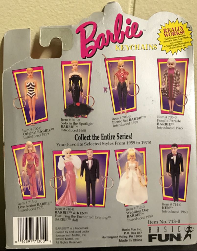 1995 Basic Fun BARBIE DOLL