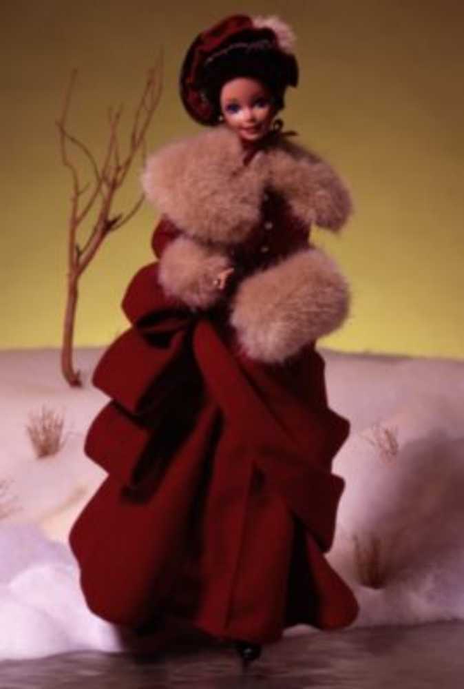 Hallmark Holiday Victorian Elegance Barbie - Black Label doll collectible [Barcode 015012269529] - Main Image 4
