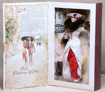 Special Edition Hallmark Holiday Memories Barbie Doll 1995 - Hallmark doll collectible [Barcode 015012302998] - Main Image 1
