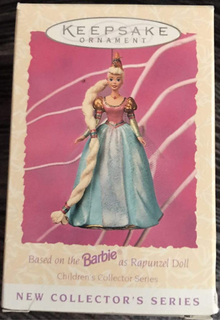 Barbie As Rapunzel Ornament - Christmas Ornament doll collectible [Barcode 015012391183] - Main Image 1