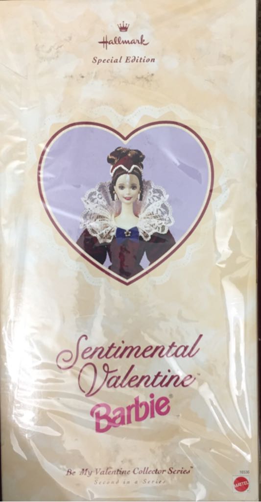 Sentimental Valentine Barbie - Hallmark doll collectible [Barcode 015012412000] - Main Image 1