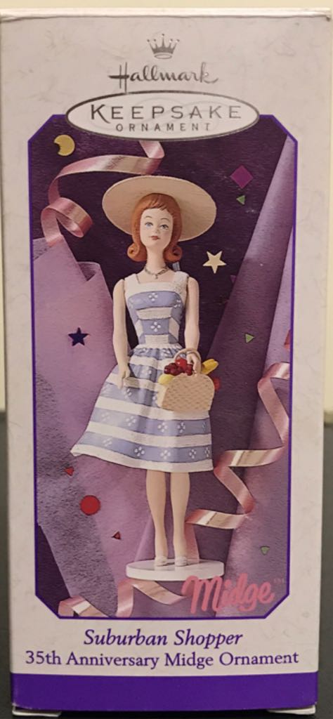 Suburban Shopper Midge - Christmas Ornament doll collectible [Barcode 015012449396] - Main Image 1
