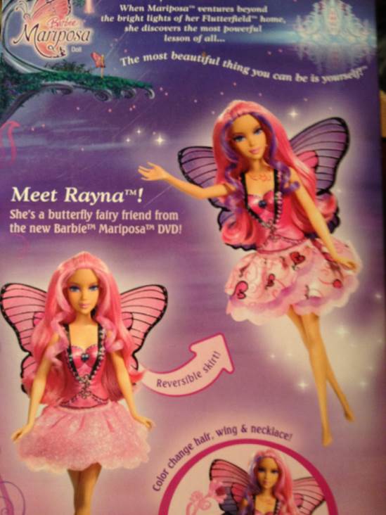 Mariposa Rayna Doll - Mariposa Barbie doll collectible [Barcode 021024537068] - Main Image 2