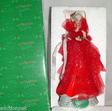 1988 Happy Holidays Music Box Enesco - Holiday doll collectible - Main Image 2