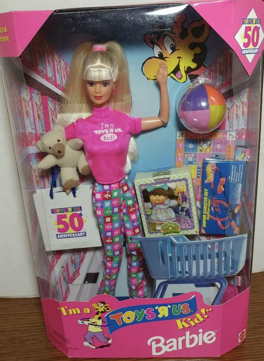 Im A Toys R Us Kid Barbie  - 90s Barbie doll collectible - Main Image 1