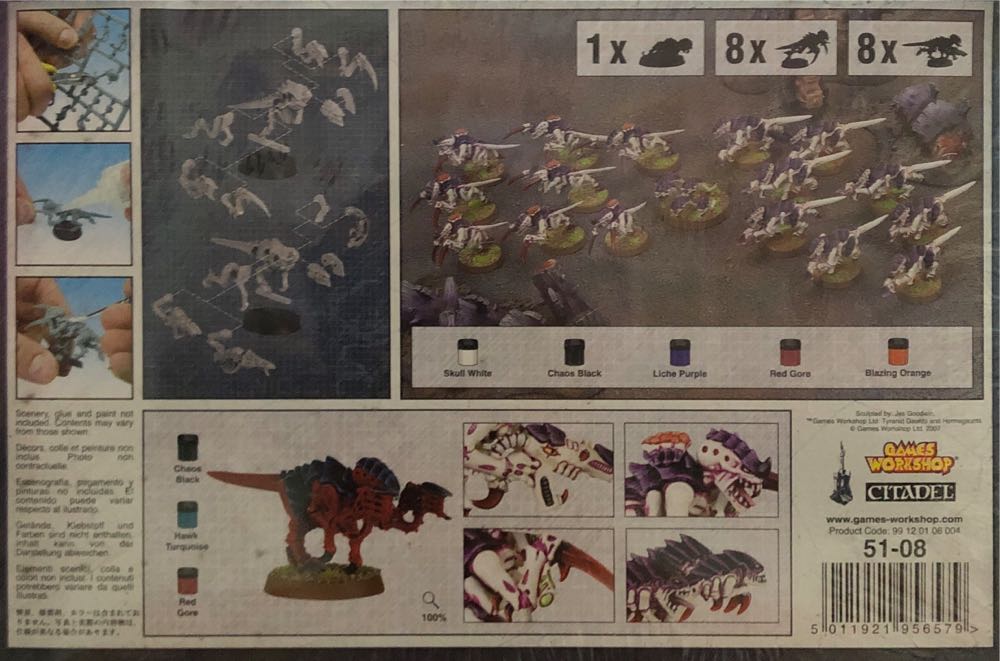 Games Workshop Warhammer 40k Tyranid Gaunts And Hormagaunts  vinyl figure collectible [Barcode 5011921956579] - Main Image 2