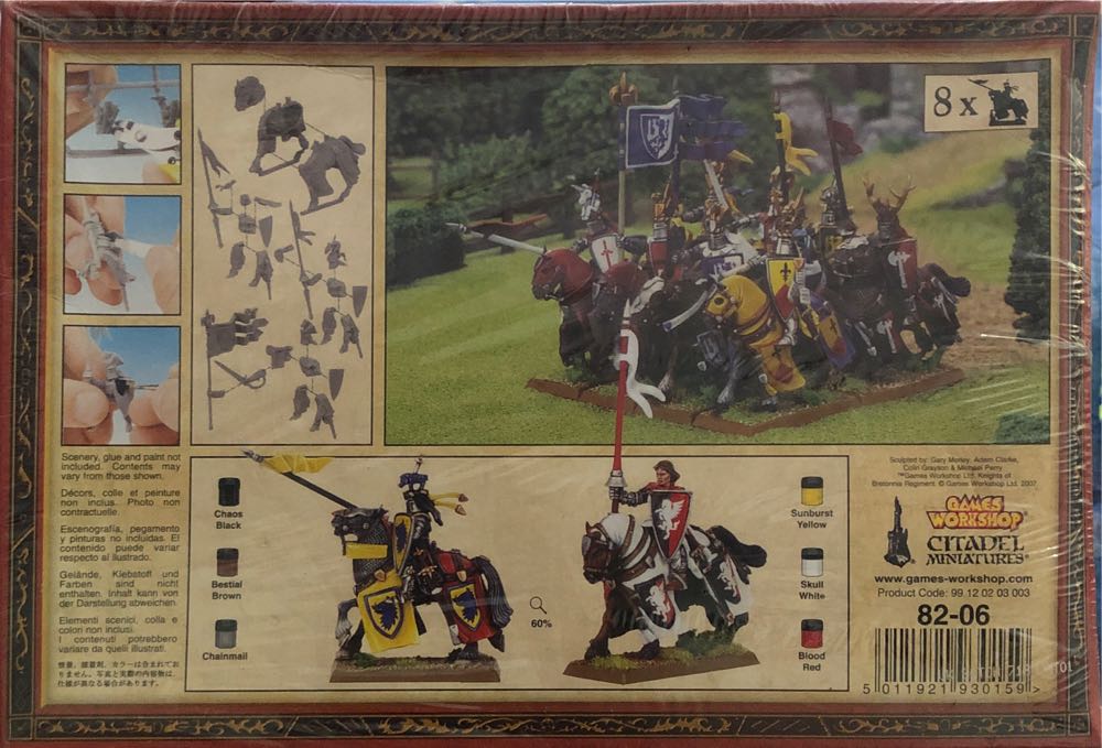 Warhammer Games Workshop knights of bretonnia regiment  vinyl figure collectible [Barcode 5011921930159] - Main Image 2