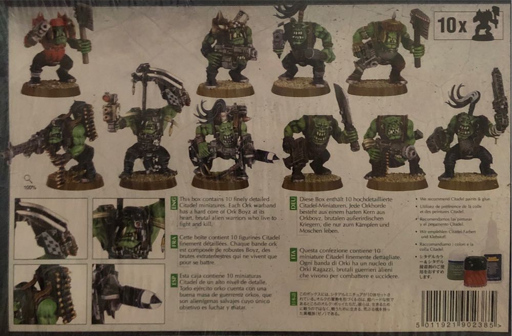 Games Workshop Warhammer 40k Ork Boyz  vinyl figure collectible [Barcode 5011921902385] - Main Image 2