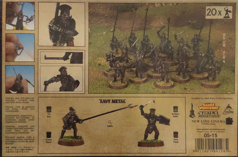 the lord of the rings the fighting uruk-hai  vinyl figure collectible [Barcode 5011921941285] - Main Image 2