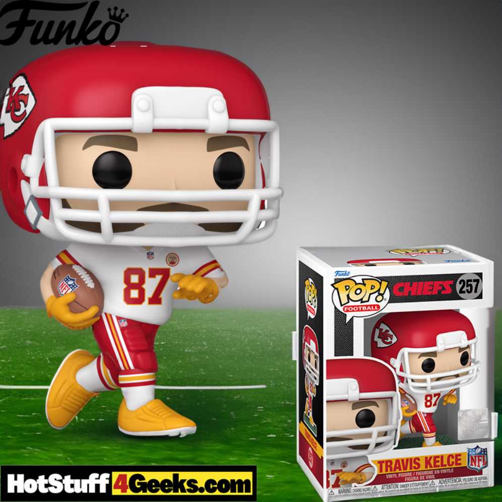 Travis Kelce (Chiefs Away Uniform) - NFL vinyl figure collectible [Barcode 889698840491] - Main Image 2