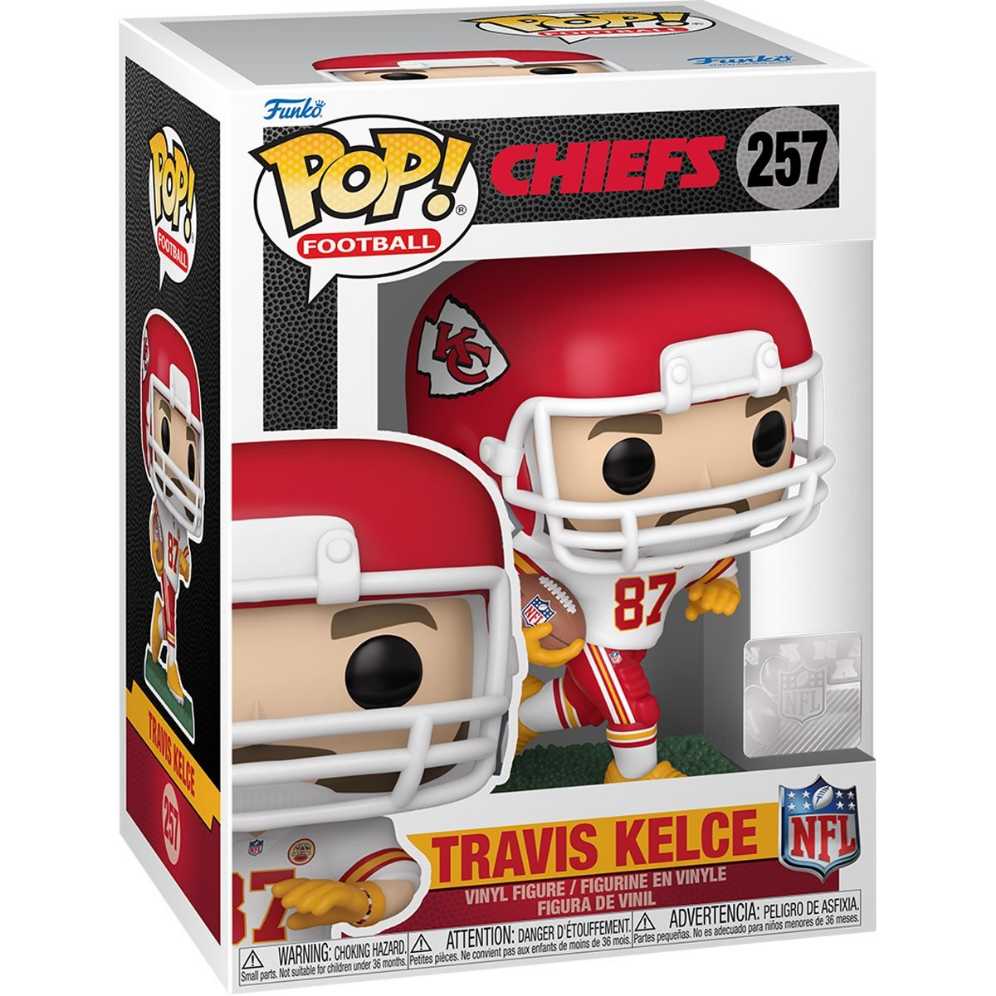 Travis Kelce (Chiefs Away Uniform) - NFL vinyl figure collectible [Barcode 889698840491] - Main Image 3