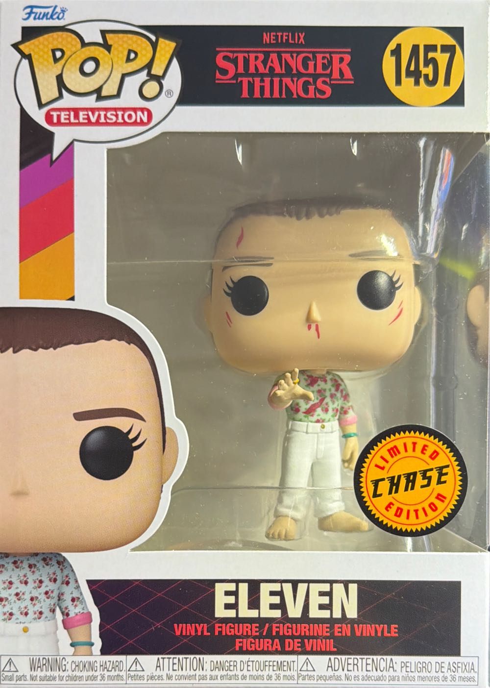 Eleven (Chase) - Stranger Things vinyl figure collectible [Barcode 889698721356] - Main Image 4