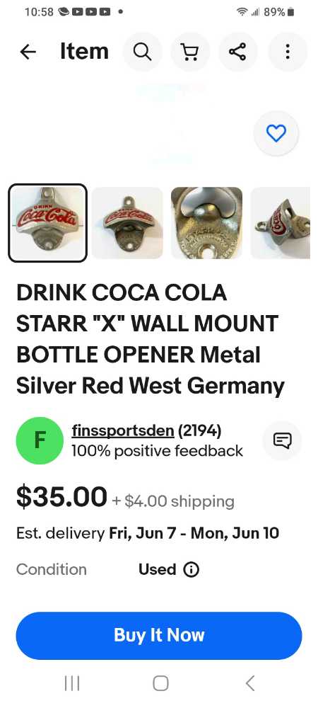 Coca-Cola Bottle Opener Starr "X” - Coca-Cola vinyl figure collectible - Main Image 2