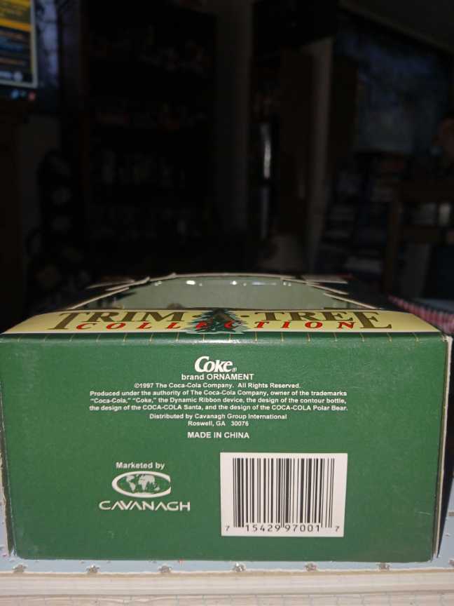 Coca-Cola Trim A Tree Collection Santa 1951 At Desk Reading 1997 - Coca-Cola vinyl figure collectible - Main Image 3