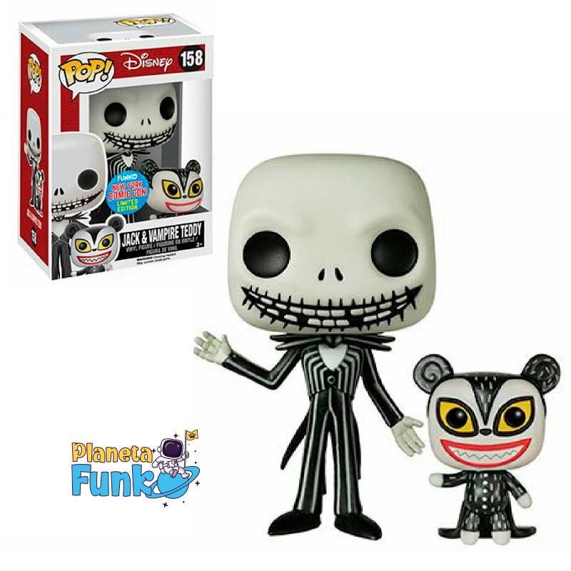 Jack & Vampire Teddy - The Nightmare Before Christmas vinyl figure collectible [Barcode 10413754] - Main Image 2