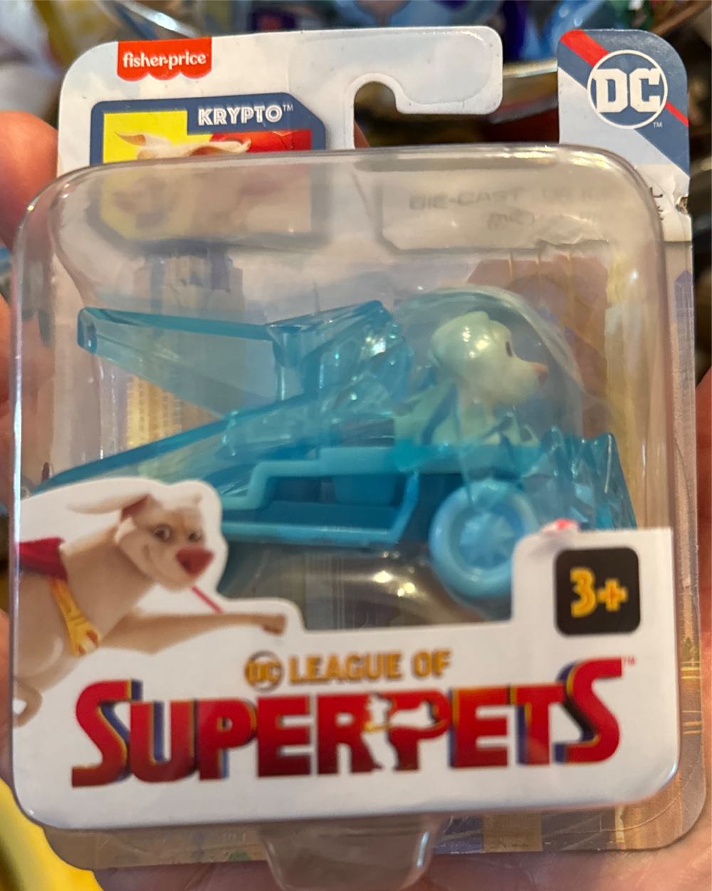 Fisher Price Dc League Of Super Pets Krypto Ace By Fisher Vehicle Die Cast Superpets Car Spaceship  vinyl figure collectible [Barcode 194735051052] - Main Image 2