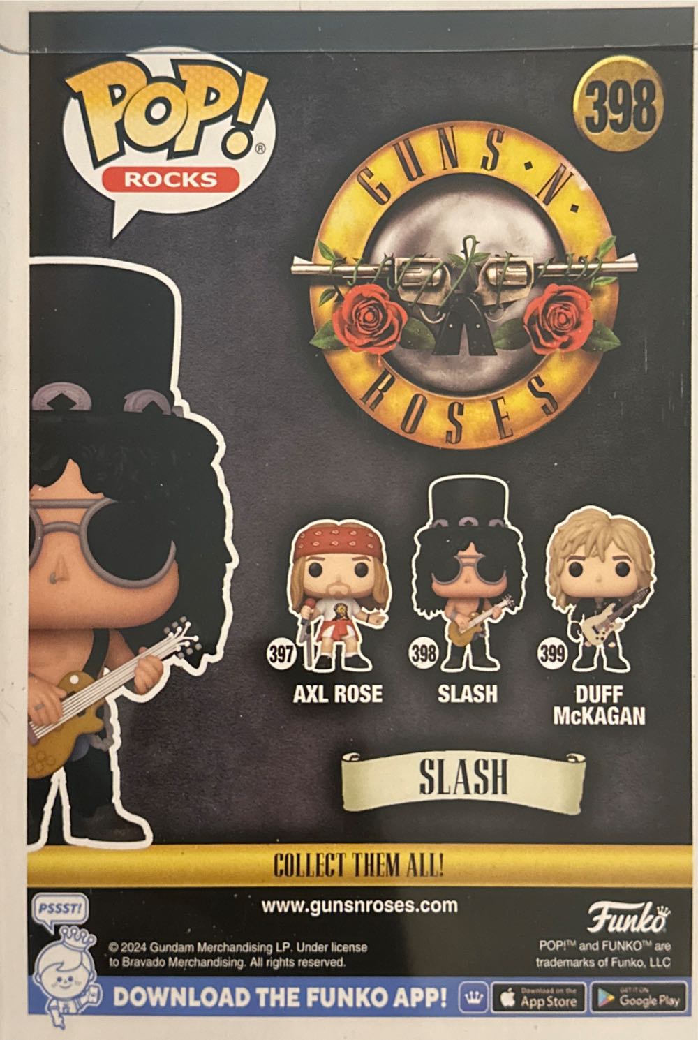 Pop Rocks Guns N Roses Slash 2 $12 - Guns N Roses vinyl figure collectible - Main Image 2
