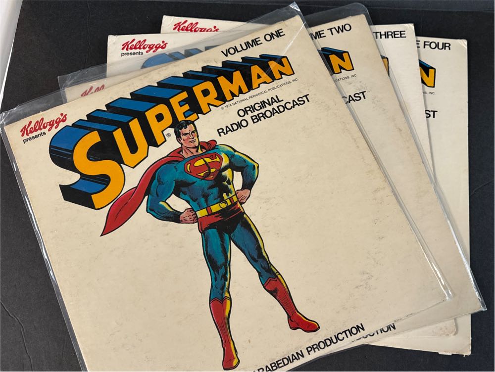 Kelloggs Presents Superman Original Radio Broadcast 1974 Albums  vinyl figure collectible - Main Image 2