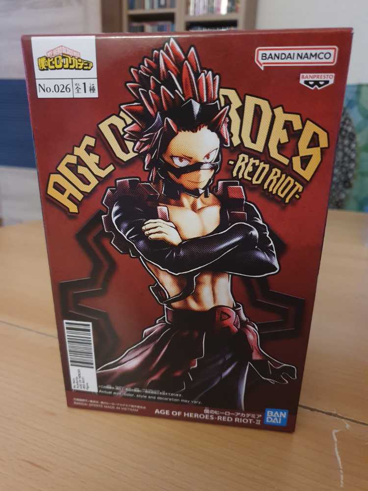 Banpresto My Hero Academia Red Riot Ii Bandai Spirits Age Of Heroes Figure  vinyl figure collectible [Barcode 4983164887914] - Main Image 2