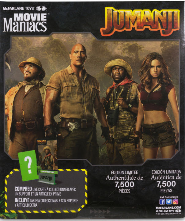 Mcfarlane Toys Movie Maniacs Jumanji Franklin “Mouse” Finbar - Jumanji vinyl figure collectible [Barcode 787926140248] - Main Image 4