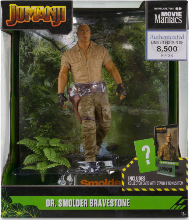 McFarlane Toys Movie Maniacs Jumanji Dr. Smolder Bravestone - A Bug’s Life vinyl figure collectible [Barcode 787926140217] - Main Image 3
